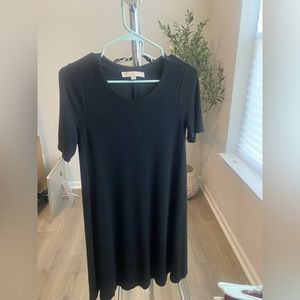 Loft Short Sleeve Swing Dress